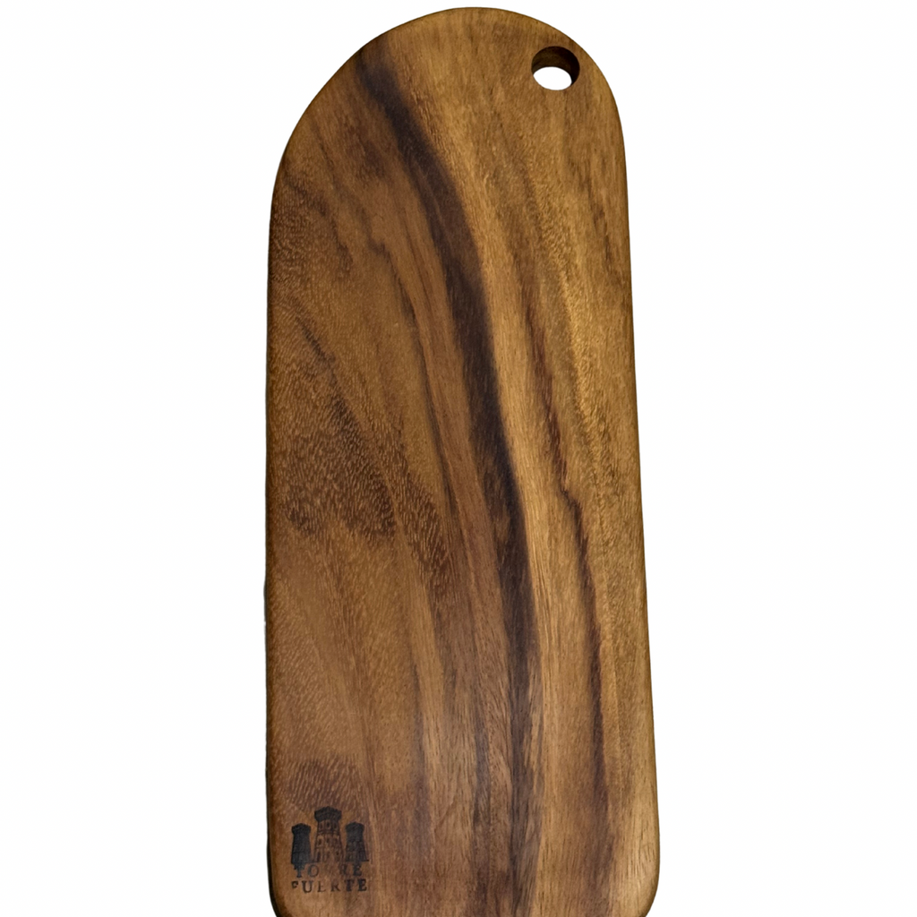 Tabla para picar, cortes de carne y alimentos. De madera fina.