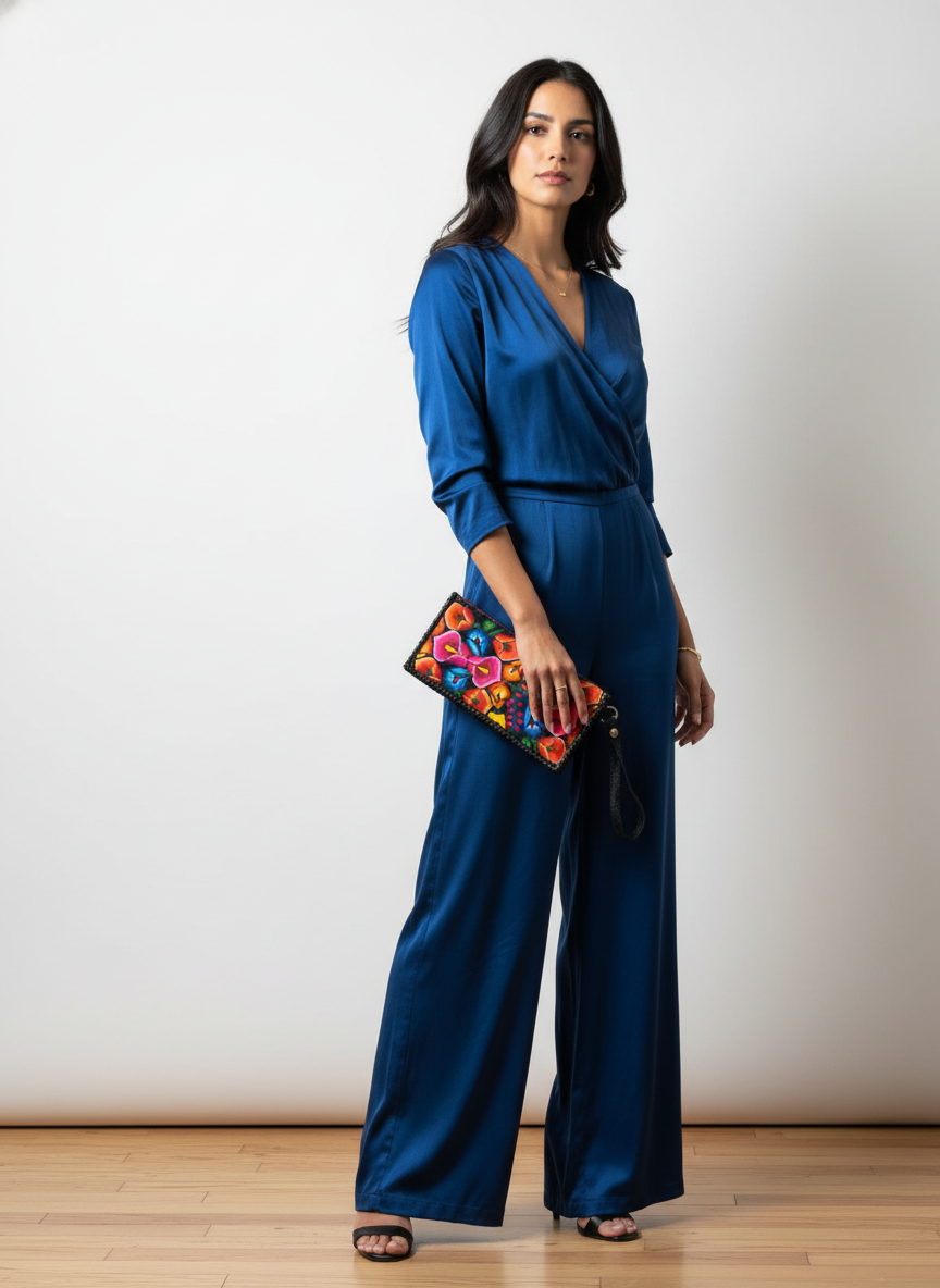 Cartera Oaxaqueño 100% artesanal hecho a mano.