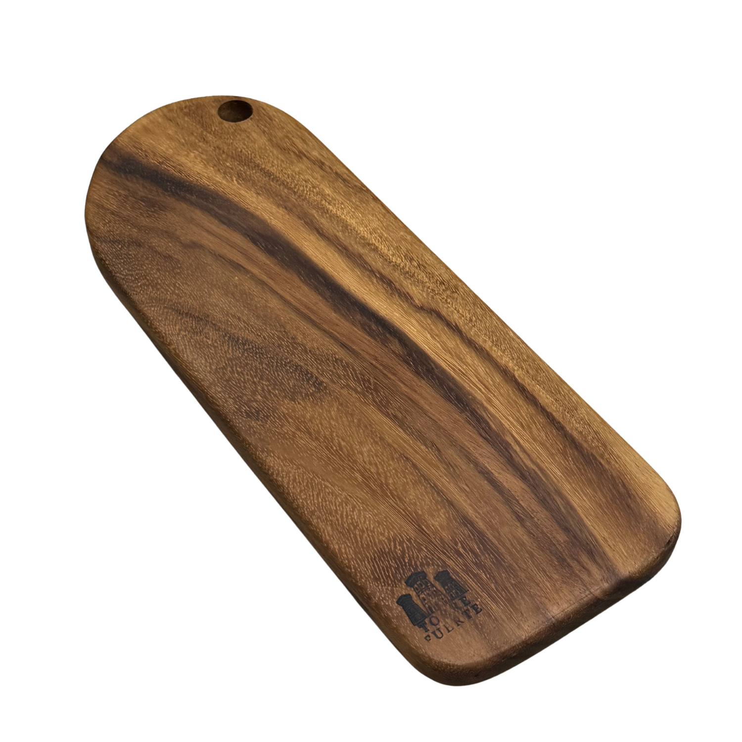 Tabla para picar, cortes de carne y alimentos. De madera fina.