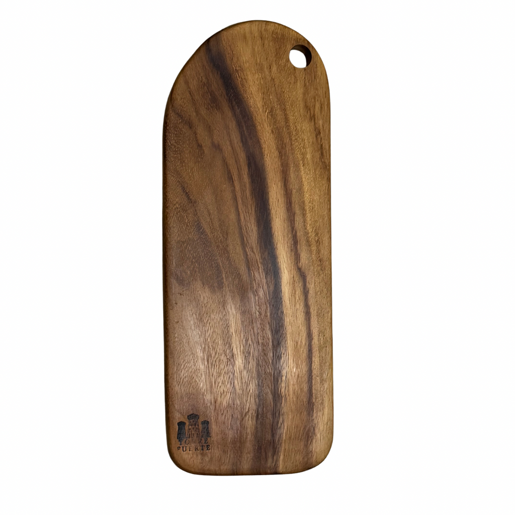 Tabla para picar, cortes de carne y alimentos. De madera fina.