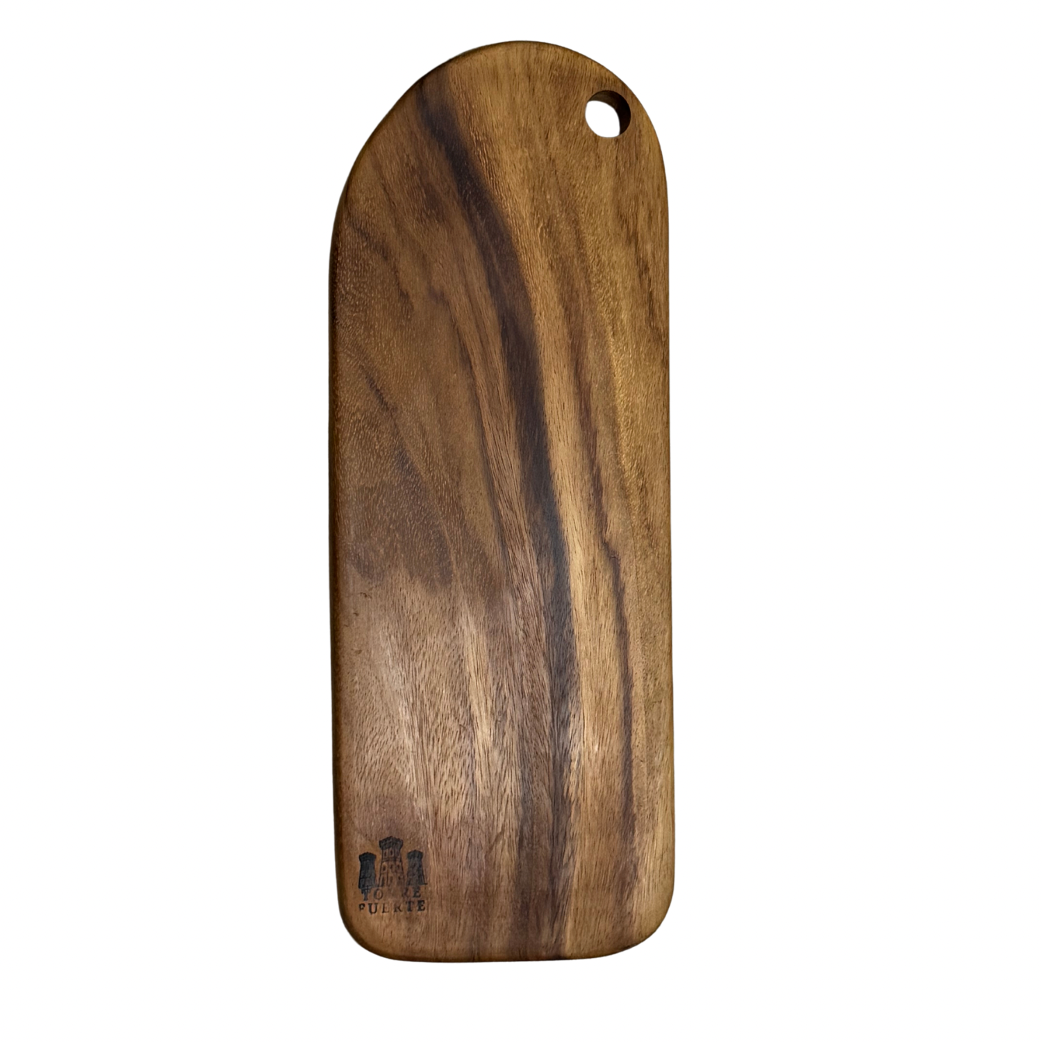 Tabla para picar, cortes de carne y alimentos. De madera fina.